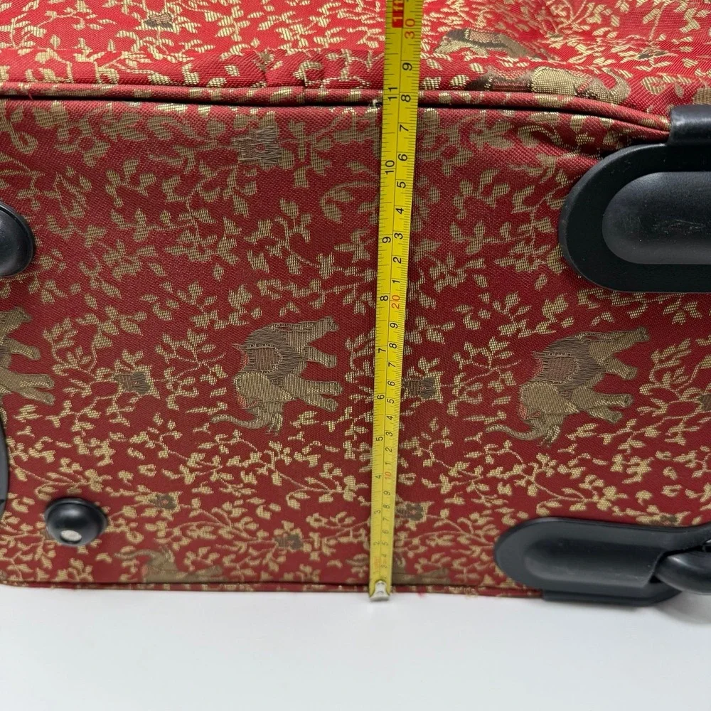 Rare American Flyer Luggage Budapest Personal Bag‎ Metalic Red Carry on